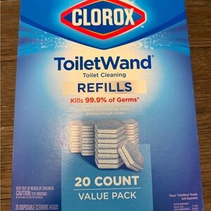 Clorox ToiletWand Refills with Blue Packaging